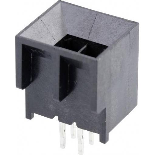 Molex vestavná pinová lišta (standardní) 4, rozteč 3 mm, 452800401, 1 ks Tray