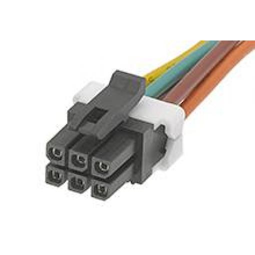 Molex zásuvkový konektor na kabel 6, rozteč 3 mm, 451320603, 1 ks Bag