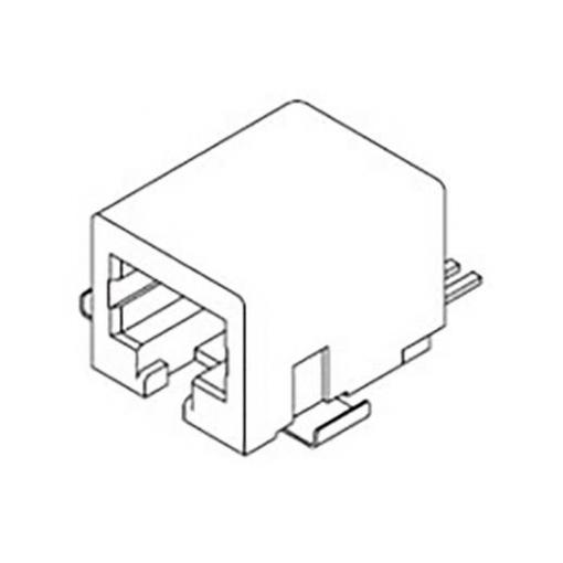 Molex 441440005, zásuvkový modul RJ45, zásuvka, černá, 150 ks