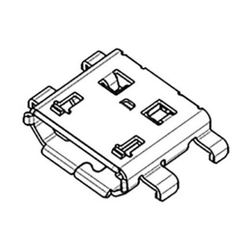 Molex Molex MOL Micro Solutions 476420001-1500 USB konektor microUSB B, 1500 ks