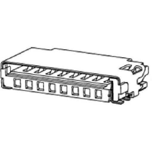 Molex zásuvkový konektor na kabel 8, rozteč 1.1 mm, 475710001-4500, 4500 ks Tape on Full reel