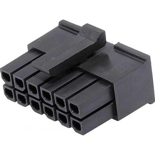 Molex zásuvkový konektor na kabel 12, rozteč 3 mm, 430251208, 1 ks Bag
