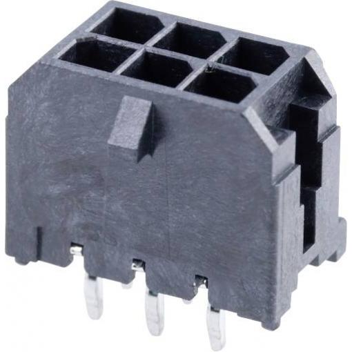 Molex vestavná pinová lišta (standardní) 6, rozteč 3 mm, 430450613, 1 ks Tray