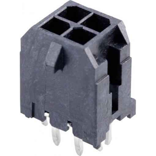 Molex vestavná pinová lišta (standardní) 4, rozteč 3 mm, 430450425, 1 ks Tray