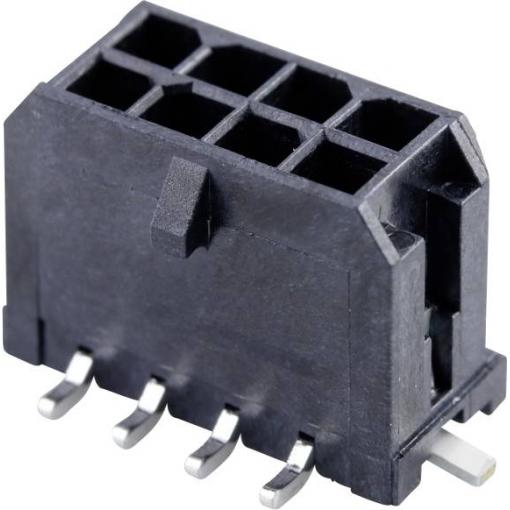 Molex vestavná pinová lišta (standardní) 8, rozteč 3 mm, 430450818-200, 200 ks Tape on Full reel