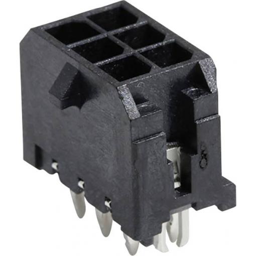Molex vestavná pinová lišta (standardní) 6, rozteč 3 mm, 430450624, 1 ks Tray