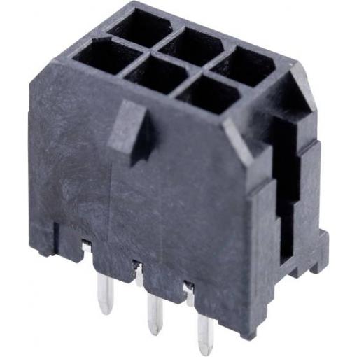 Molex vestavná pinová lišta (standardní) 6, rozteč 3 mm, 430450628, 1 ks Tray