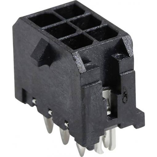 Molex vestavná pinová lišta (standardní) 6, rozteč 3 mm, 430450625, 1 ks Tray