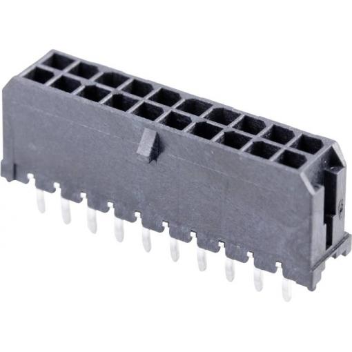 Molex vestavná pinová lišta (standardní) 20, rozteč 3 mm, 430452012, 1 ks Tray