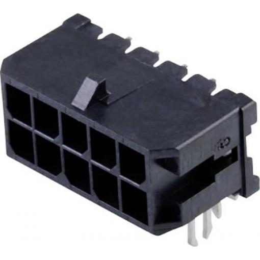 Molex vestavná pinová lišta (standardní) 10, rozteč 3 mm, 430451021, 1 ks Tray