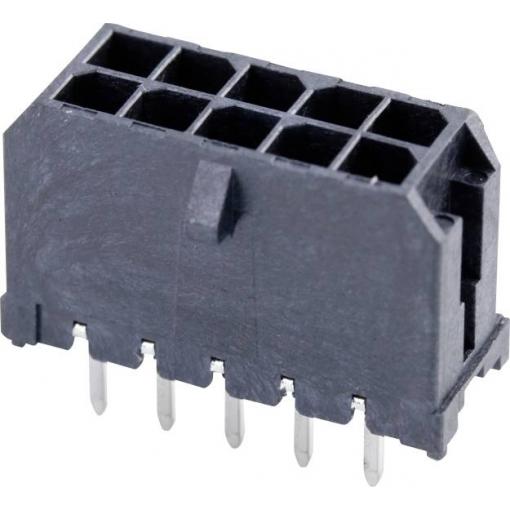 Molex vestavná pinová lišta (standardní) 10, rozteč 3 mm, 430451028, 1 ks Tray