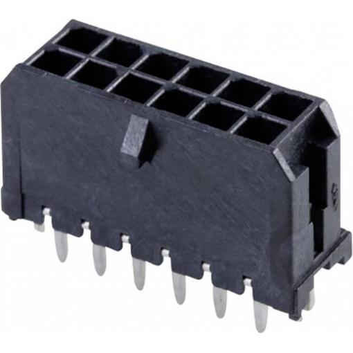 Molex vestavná pinová lišta (standardní) 12, rozteč 3 mm, 430451224, 1 ks Tray
