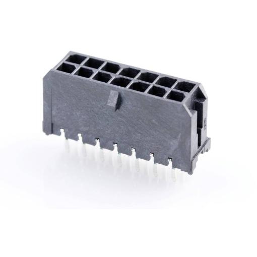 Molex vestavná pinová lišta (standardní) 14, rozteč 3 mm, 430451413, 1 ks Tray