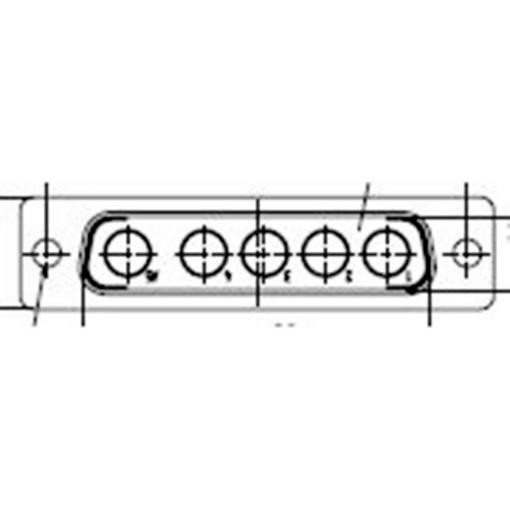 Molex Molex MOL Power & Signal Sol. 1727040033 D-SUB zástrčka Pólů: 5 1 ks