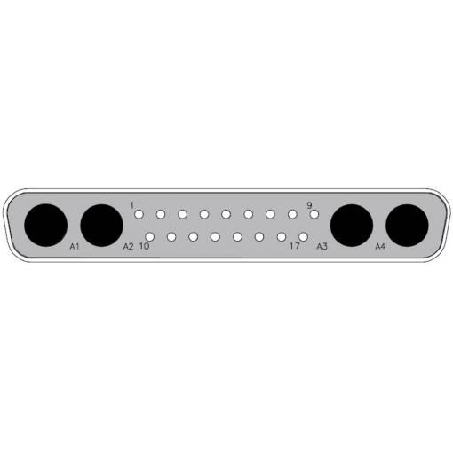 Molex Molex MOL Power & Signal Sol. 1731070067 D-SUB zástrčka Pólů: 21 pájené 1 ks Carton