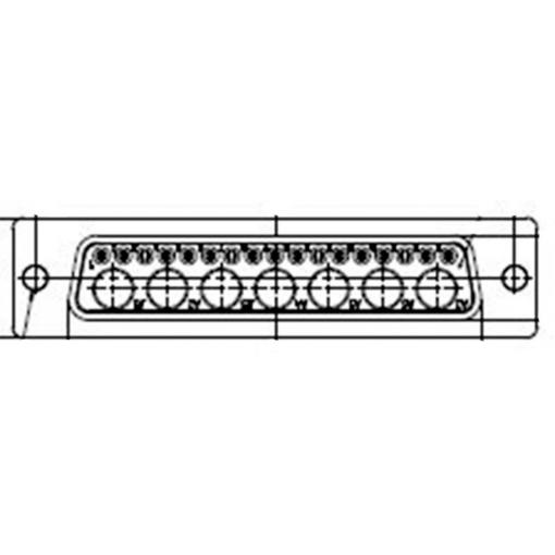 Molex Molex MOL Power & Signal Sol. 1731070069 D-SUB zástrčka Pólů: 24 pájené 1 ks Carton
