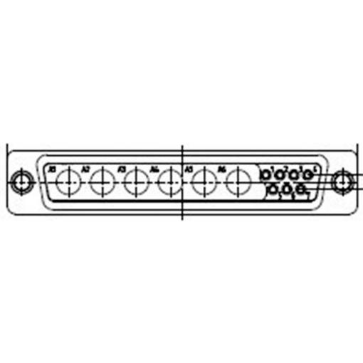 Molex Molex MOL Power & Signal Sol. 1731070153 D-SUB zástrčka Pólů: 43 pájené 1 ks Carton