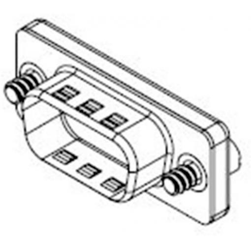 Molex Molex MOL Power & Signal Sol. 1731120061 D-SUB zástrčka 1 ks Bag