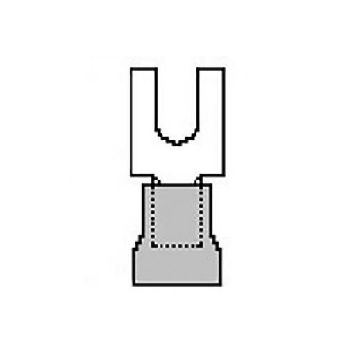 Molex 191310006 vidlicové kabelové oko vč. lisované objímky 3.3 mm² 5 mm² přírodní 1 ks Bag