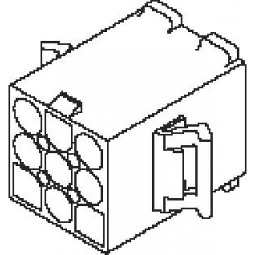 Molex zásuvkový konektor na kabel 6, rozteč 6.7 mm, 19092068, 1 ks Bag