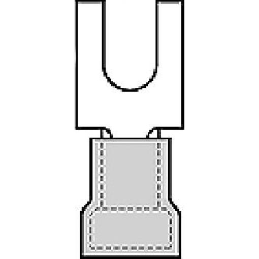 Molex 191390018 vidlicové kabelové oko vč. lisované objímky 0.25 mm² 1.5 mm² 1 ks Bag