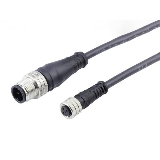 Molex Molex WOD Industrial Solution upravený zástrčkový konektor pro senzory - aktory, 1200878406, piny: 3, 1.00 m, 1 ks