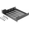 Digitus DN-10-TRAY-2-B 10 palec základní deska síťové skříně Vhodné pro hloubku skříně: od 300 mm černá (RAL 9005)