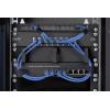 Digitus DN-10-TRAY-1-B 10 palec přístrojová police pro datové skříně s větracími drážkami, perforované Vhodné pro hloubku skříně: od 300 mm černá (RAL 9005)