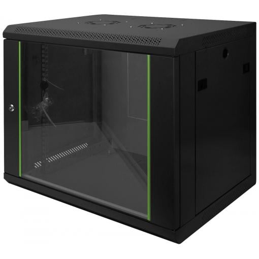 Digitus DN-19 09-U-EC-SW 19 nástěnná rozváděcí skříň (š x v x h) 600 x 474 x 450 mm 9 U černá (RAL 9005)