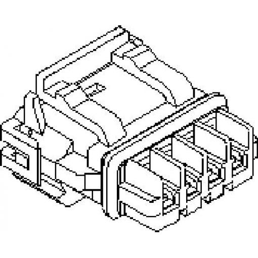 Molex zásuvkový konektor na kabel 3, rozteč 2.5 mm, 521170340, 1 ks Tray