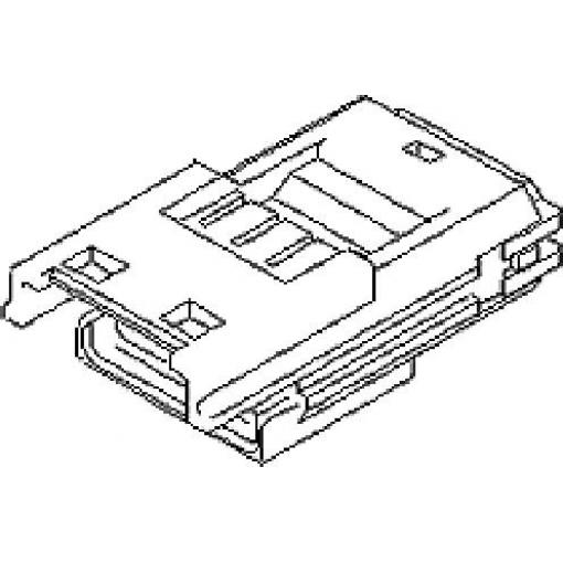 Molex zásuvkový konektor na kabel 2, rozteč 5 mm, 521160241, 1 ks Tray