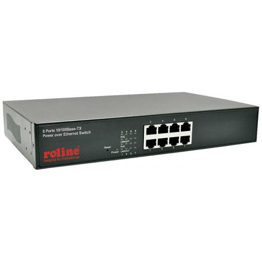 Roline 21.13.1191 síťový switch 10 / 100 MBit/s funkce PoE