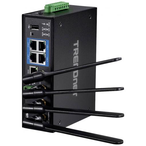 TrendNet TRENDnet TI-W100 - Wireless Router 4-Port-Switch Wi-Fi router
