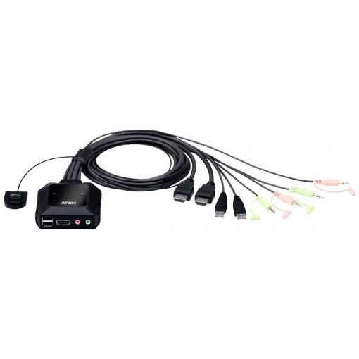 ATEN CS22H přepínač KVM HDMI 4096 x 2160 Pixel
