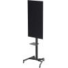 Digitus DA-90370 TV kolečkový vozík 94,0 cm (37) - 177,8 cm (70) naklápěcí, nastavitelná výška s držákem ke klávesnici, se zámkovým mechanizmem, nastavitelné