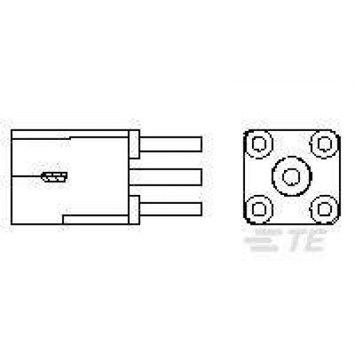 TE Connectivity TE AMP RF Coax Connectors 1757644-1 1 ks Package
