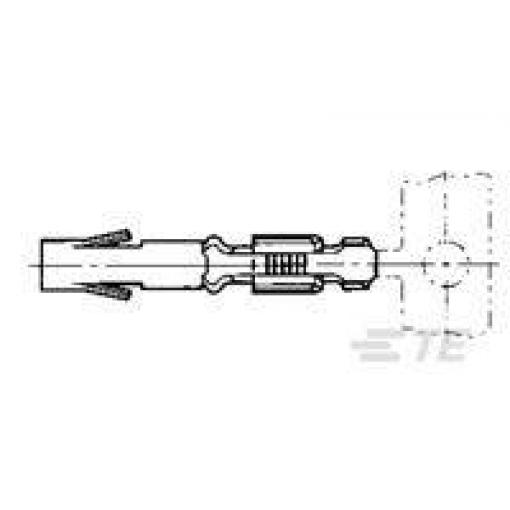 TE Connectivity 203802-4 1 ks Bag