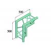 Alutruss TRILOCK 6082AC-25 3bodová rampa roh 90 °