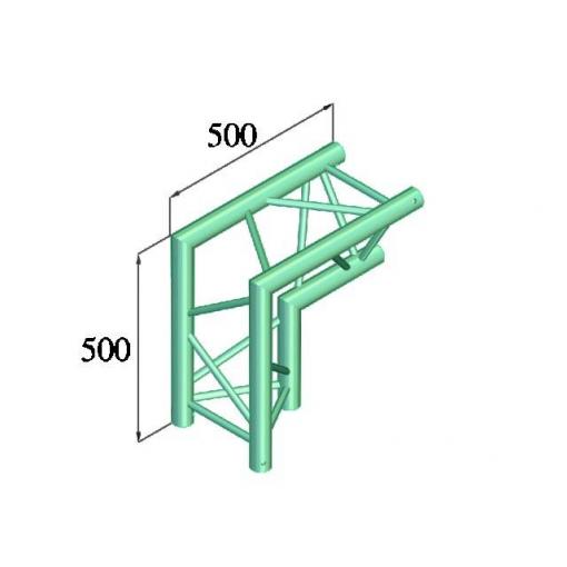 Alutruss TRILOCK 6082AC-25 3bodová rampa roh 90 °