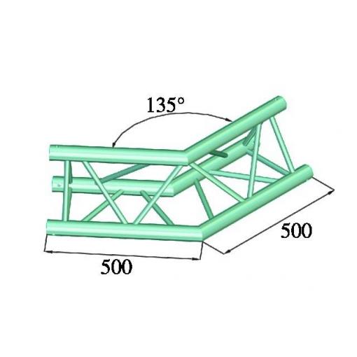 Alutruss TRILOCK 6082AC-23 3bodová rampa roh 135 °