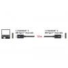 Delock Thunderbolt kabel Thunderbolt ™ (USB-C ®) zástrčka, Thunderbolt ™ (USB-C ®) zástrčka 1.00 m černá 84845 Thunderbolt™ kabel