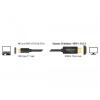 Delock USB-C® / HDMI kabelový adaptér USB-C ® zástrčka, Zástrčka HDMI-A 2.00 m černá 85291 pozlacené kontakty Kabel pro displeje USB-C®