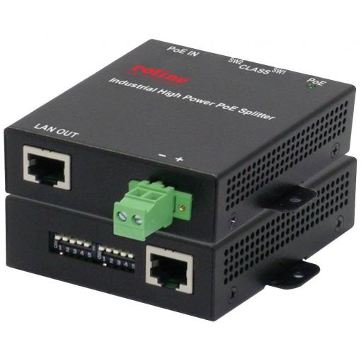 Roline PoE splitter 10 / 100 / 1000 MBit/s IEEE 802.3af (12.95 W)