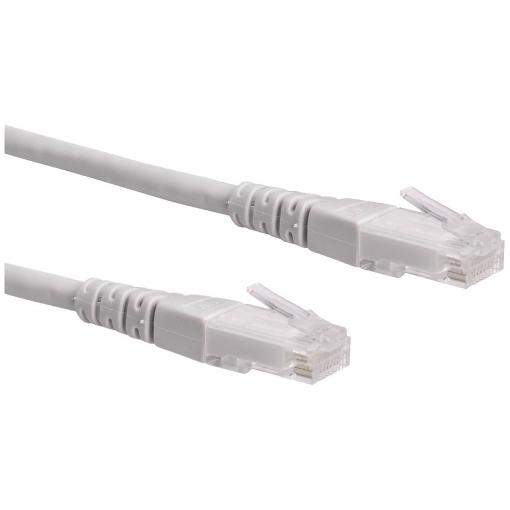 Roline 21.15.0933 RJ45 síťové kabely, propojovací kabely CAT 6 U/UTP 3.00 m šedá nestíněný 1 ks