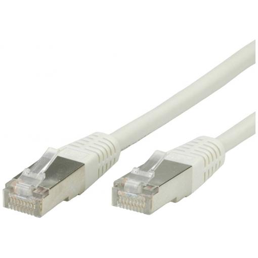 Value 21.99.0107 RJ45 síťové kabely, propojovací kabely CAT 5e F/UTP 7.00 m šedá PVC plášť 1 ks