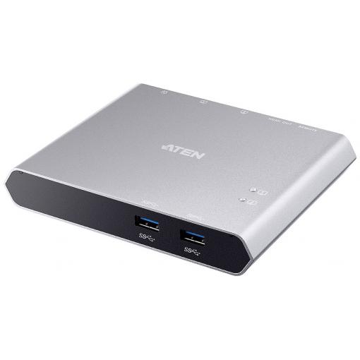 ATEN US3310 Přepínač USB-C® (USB 3.2 Gen 2) šedá