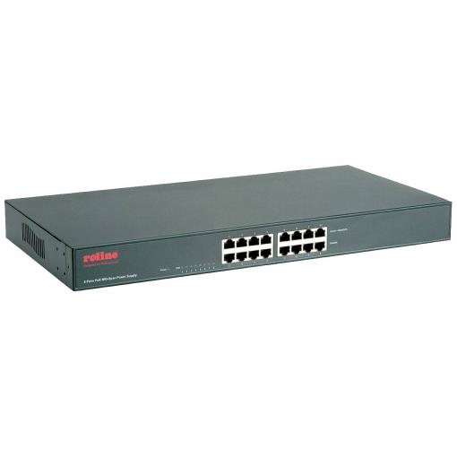 Roline 21.13.1181 síťový switch 10 / 100 MBit/s funkce PoE