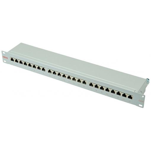 Roline 24 portů síťový patch panel 483 mm (19) CAT 6 1 U šedá