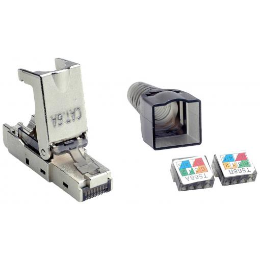 Value 26.99.0373, zástrčka RJ45, stříbrná (metalíza), 1 ks