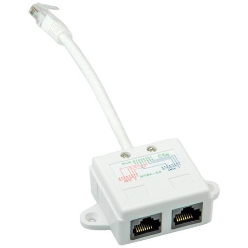 Value síťový Adaptér T CAT 5e 0 mm bílá
